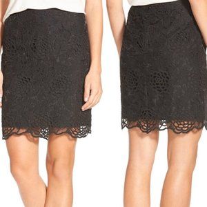 ✨5/$20✨ NWT Halogen Black Lace Pencil Skirt size 12